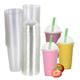 Belgravia 20oz Plastic Smoothie Cups 50's