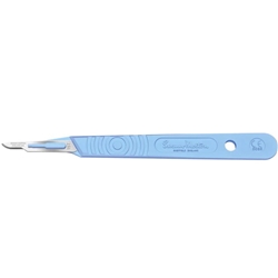 Sterile Disposable Scalpel - Blade No. 15T w/ Handle - Pack of 10