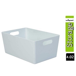 Wham White Rectangular Studio Basket 4.02 3.9 Litre