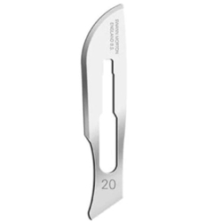 Blade No. 20 - Stainless Steel - Sterile - Pack of 100
