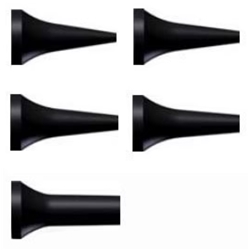 10 reuseable specula 09mm black for ri-scope L3 otoscope