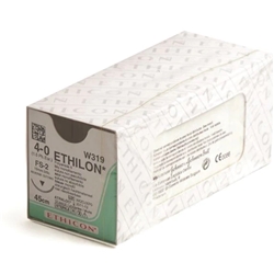 Ethilon Suture Prime reverse cutting Needle: 16mm 45cm Black 4-0 1.5 x36