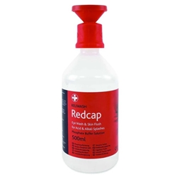 Reliwash phosphate buffer solution 500ml including eyebath cap (S).