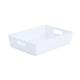 Wham White Rectangular Studio Basket 5.01 6 Litre