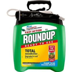 Roundup Total Weedkiller Pump n Go RTU 5 Litre - PACK (4)