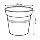 Elho Green Basics Grow Pot 19cm LEAF GREEN