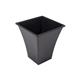 Wham Black Square Metallica Planter 23cm H307