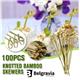 Belgravia Bamboo Knotted Skewers 12cm Pack 100's