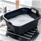Addis Large Rectangular Black 10 Litre Washing Up Bowl with Handles