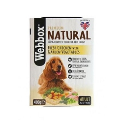 Webbox Chicken, Vegetables & Brown Rice 400g