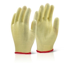 Beeswift Kevlar Lightweight Gloves 1Pr Yellow 9 KGLW09