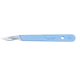 Sterile Disposable Scalpel - Blade No. 6 w/ Handle - Pack of 10