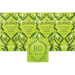 Pukka Tea Lemongrass & Ginger Envelopes 20's