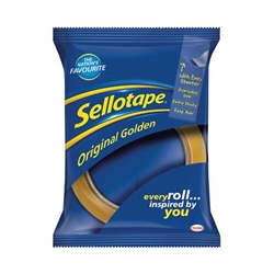 Sellotape Original Golden Tape 24mm x 50m 1677859 - PACK (8)
