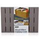 Strata Black Wood Effect Folding Crate 60 Litre