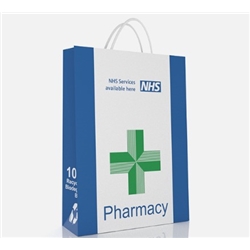 Nhs Carrier(Paper Twist)12.5X5.5X16.5" TCS108