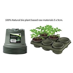Garland Biodegradable Growing Pots Pack 5, 9cm