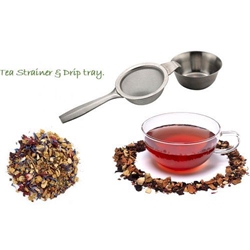 Fixtures Tea Strainer With Drip Bowl