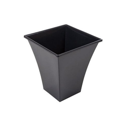 Wham Black Square Metallica Planter 23cm H307