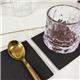 Bulky Soft Paper Cocktail Napkins Black 2 Ply 24cmx24cm 100's