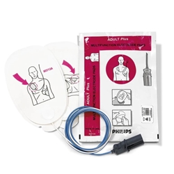 Adult Pads For Heartstart DP FR/FR2 AED (1 PAIR ONLY)(989803158211) RED DOT