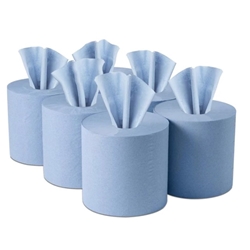 2 ply Essentials Blue Centre Feed 150m x 175mm x 6