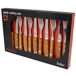 Zodiac Steak Cutlery Set Pack 12's