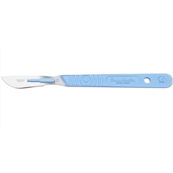 Sterile Disposable Scalpel - Blade No. 22 w/ Handle - Pack of 10