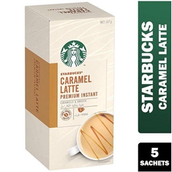 Starbucks White Caramel Latte Instant Coffee Sachets 5x21.5g - PACK (6)