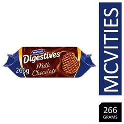 Mcvities Golden Mcvitie's Milk Chocolate Digestive Biscuits 266G