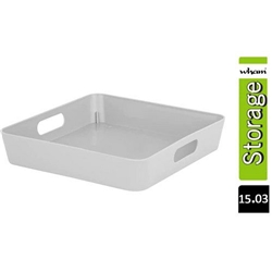 Wham Grey Studio Tray Basket 15.03