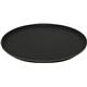 Fixtures 35.5cm/14inch Black Plastic Round Tray