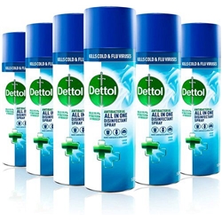 Dettol Crisp Linen Disinfectant Spray 300ml - PACK (6)