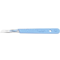Sterile Disposable Scalpel - Blade No. 16 w/ Handle - Pack of 10