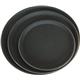 Fixtures 35.5cm/14inch Black Plastic Round Tray