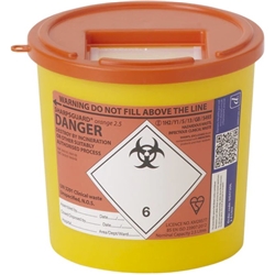 Sharpsguard orange 2.5 Ltr Sharps Bin