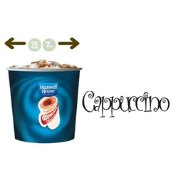 Kenco In-Cup Maxwell House Cappuccino 76mm Paper Cups 25's