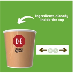 Kenco In-Cup Pure Gold Black 76mm Paper Cups 25's