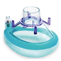 KingMask, Infant (2) Anaesthetic Face Mask Unscented  Without Hook Ring -SINGLE