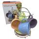 3oz Fixtures Colours Cup, Saucer & Stand 8 Piece Set