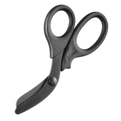  XShear 7.5" Trauma Shears Black Titanium, Blade Handles