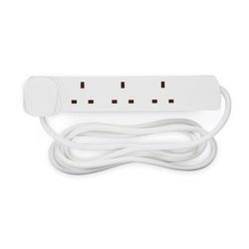 Buy Fixtures Extension Lead 2m 4 Socket White - 376780 - 5060038161512 ...