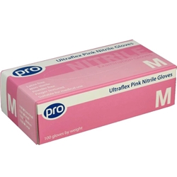 Ultrasoft Pink Nitrile X Small Glove Powder Free - Pack of 100