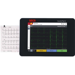 Ultra-portable, touch screen 12 lead ECG with Wi-Fi & advanced interpretation