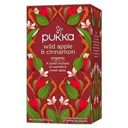 Pukka Herbs Orchard Warmer with Wild Apple & Cinnamon, 20 Tea Bags | For cosy evenings, Fruity, spiced cup with citrus depth, Naturally caffeine-free, organically grown - Image 11