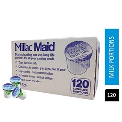 Millac Maid Skimmed (Blue) Milk Jiggers 120's