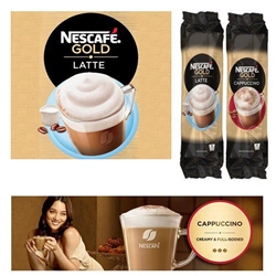 In-Cup Nescafe Cappuccino 25's 73mm Plastic Cups