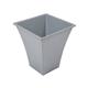 Wham Silver Square Metallica Planter 28cm H308