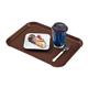 Fixtures Brown Plastic Fast Food Serving Tray {34cm x 26cm}