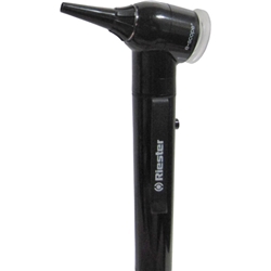 e-scope F.O. otoscope XL 2.5 V, black, in case